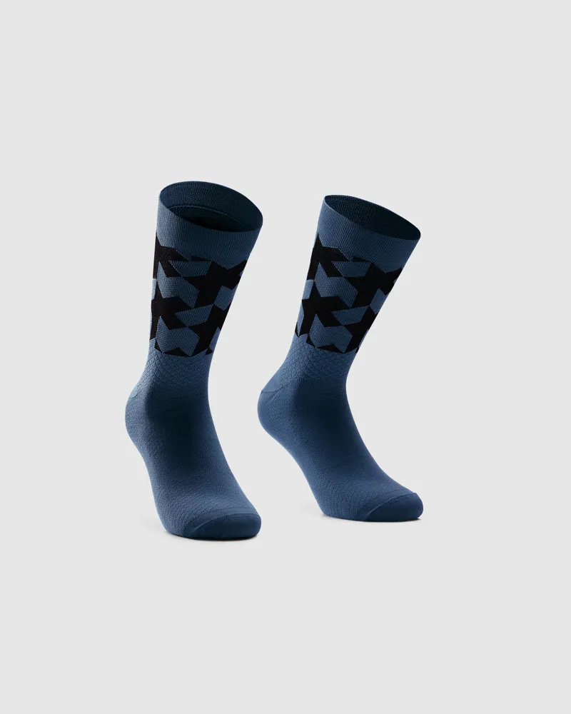 Assos GT Socks C2 in Stone Blue